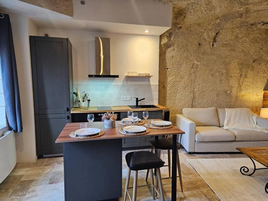 Charmante Maison Troglodyte Loire Valley Рошкорбон Екстер'єр фото