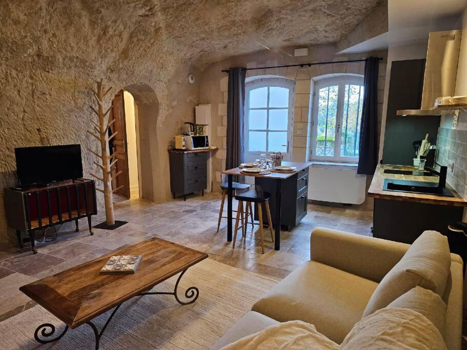 Charmante Maison Troglodyte Loire Valley Рошкорбон Екстер'єр фото